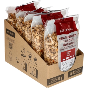 Zrębki do wędzenia/grillowania, czereśnia, 450 g, kl. 10