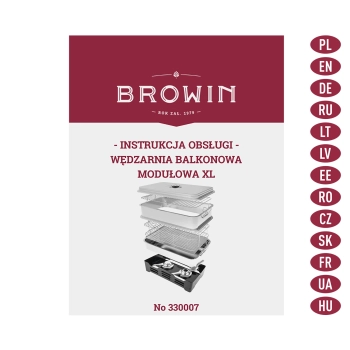 Wędzarnia balkonowa z regulacją pojemności