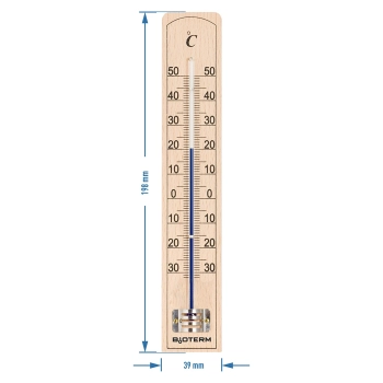 Termometr pokojowy ze wzmocnioną ochroną kapilary (-30C do +50C) 20cm