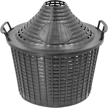 Balon do wina 10 L w koszu plastikowym