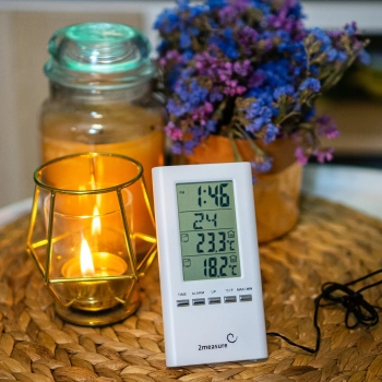 Stacja pogodowa – elektroniczna, sonda, biała