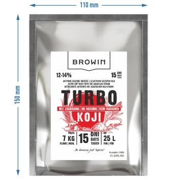 Drożdże gorzelnicze Turbo Koji, 50 g (bez zacierania!)