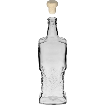 Butelka Kredensowa 700ml z korkiem