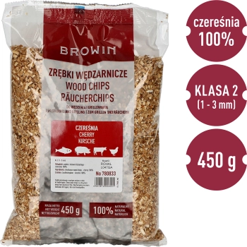 Zrębki wędzarnicze (100% Czereśnia) kl 2 - 450g X5