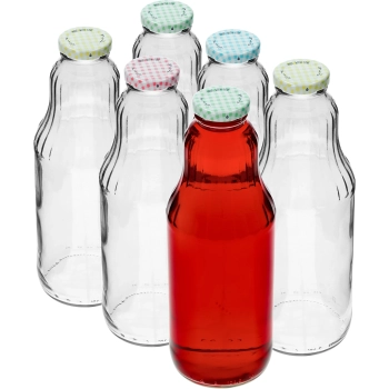 Butelka na sok 1 L z zakrętką twist off - fi 43