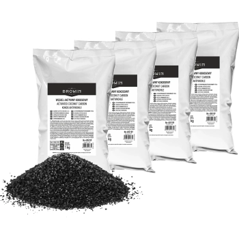 Węgiel aktywny kokosowy 1 kg x 4 - zestaw