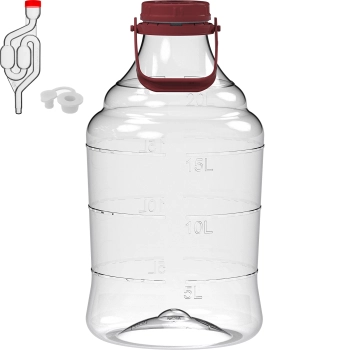 Balon do wina lekki, nietłukący z uchwytem, 20 L