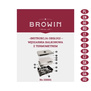 Wędzarnia balkonowa z termometrem
