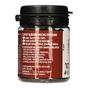 Płatki dębowe mocno opiekane, 20 g