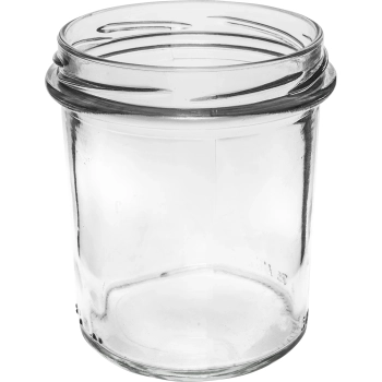 Słoik 350 ml z zakrętką kolorową - 6 szt.
