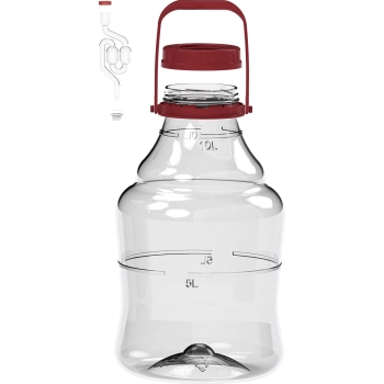 Balon do wina lekki, nietłukący, z uchwytem, 10 L