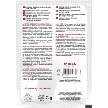 ViniTurbo - drożdże do szybkiej fermentacji, 20 g