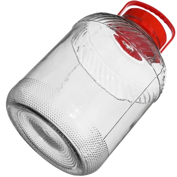 Słoik 15 L z plastikową pokrywą