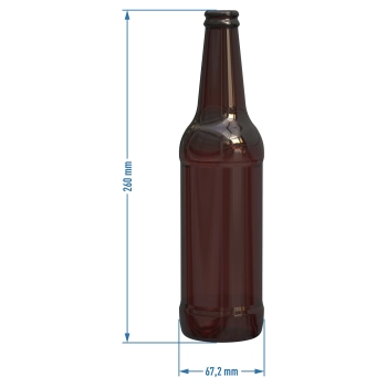 Butelka na piwo 500 ml - karton 12 szt.