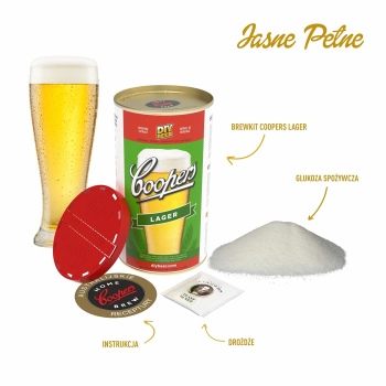 Zestaw na piwo jasne pełne, na 20 L