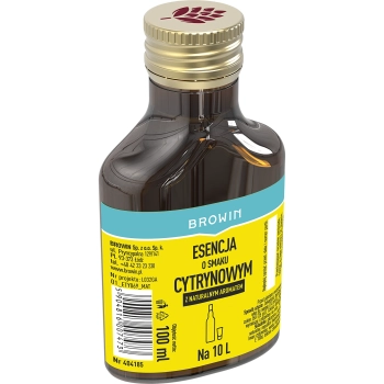 Esencja o smaku cytrynowym z naturalnym aromatem na 10 L - 100 ml