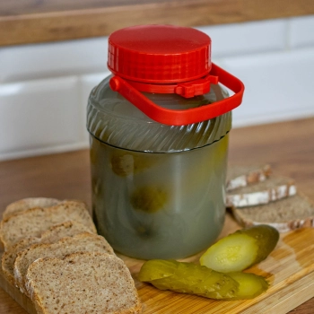 Słoik 2L z plastikową pokrywą