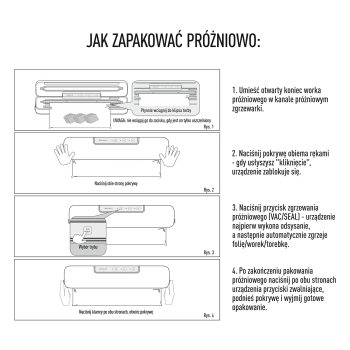 Zgrzewarka próżniowa - uniwersalna, pistacjowa