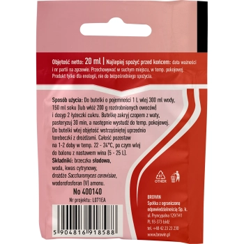 Drożdże winiarskie Malaga, 20 ml