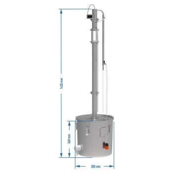 Destylator modułowy 30 L Frejr - elektryczny