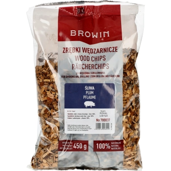Zrębki do wędzenia/grillowania, śliwa, 450 g, kl. 8