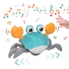 interaktywny uciekający KRAB NAUKA CHODZENIA dla dzieci zabawka sensoryczna