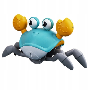 interaktywny uciekający KRAB NAUKA CHODZENIA dla dzieci zabawka sensoryczna