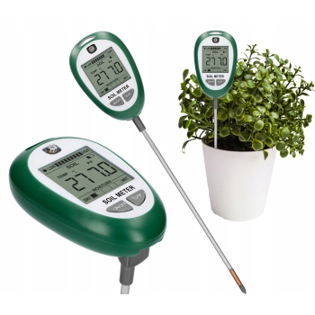 BROWIN KWASOMIERZ GLEBOWY elektroniczny Tester MIERNIK wilgotności Ph 4w1