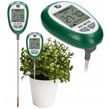BROWIN KWASOMIERZ GLEBOWY elektroniczny Tester MIERNIK wilgotności Ph 4w1