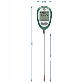 BROWIN KWASOMIERZ GLEBOWY elektroniczny Tester MIERNIK wilgotności Ph 4w1
