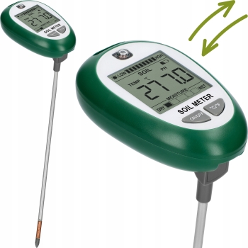 Tester podłoża elektroniczny ph gleby miernik wilgotności ziemi 4w1